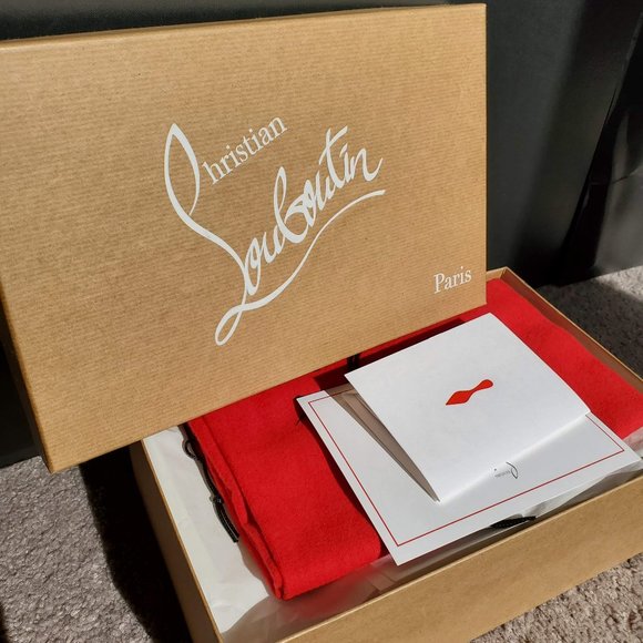 CHRISTIAN LOUBOUTIN Hot Chick 100 metallic patent red pumps 39 - Picture 2 of 16